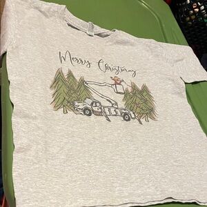 Merry Christmas Kids Shirt - Gray B2